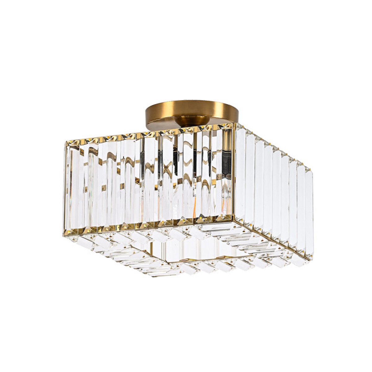 Light Prestige Vetro Deckenlampe 1x15 W gold LP-2910/1C GD square