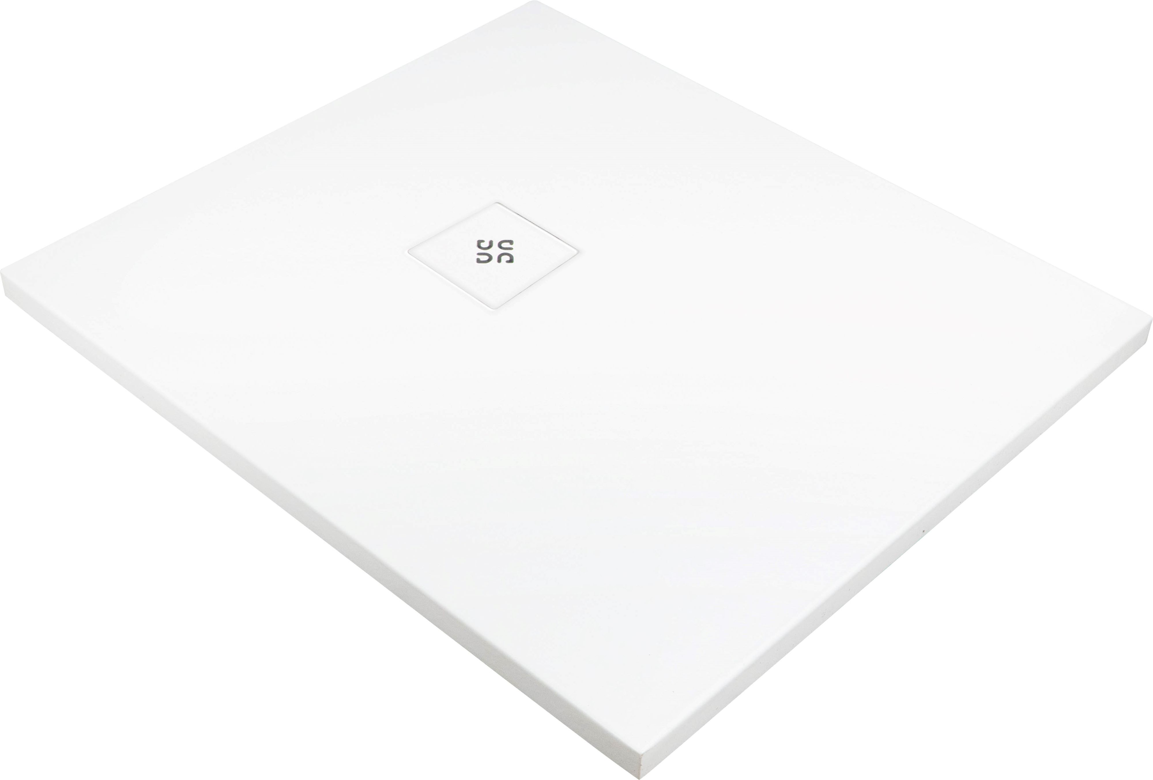 Deante Silia Rechteckige Duschwanne + Abdeckung 90x70 cm weiß KSKA00709B