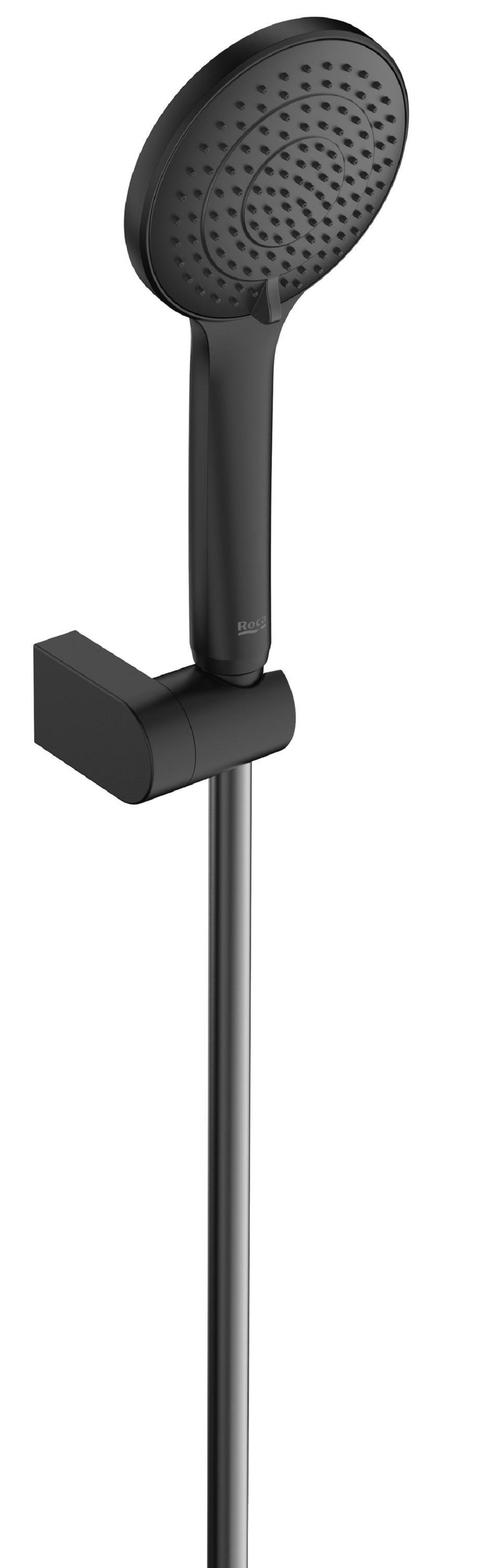Roca Sensum Duschset Wandmontage schwarz A5BG309NB0