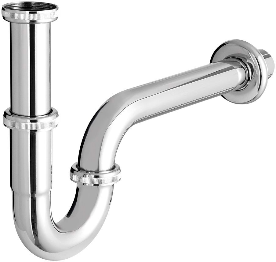 Kuchinox Siphon für das Waschbecken Rohr chrom CKS_064D