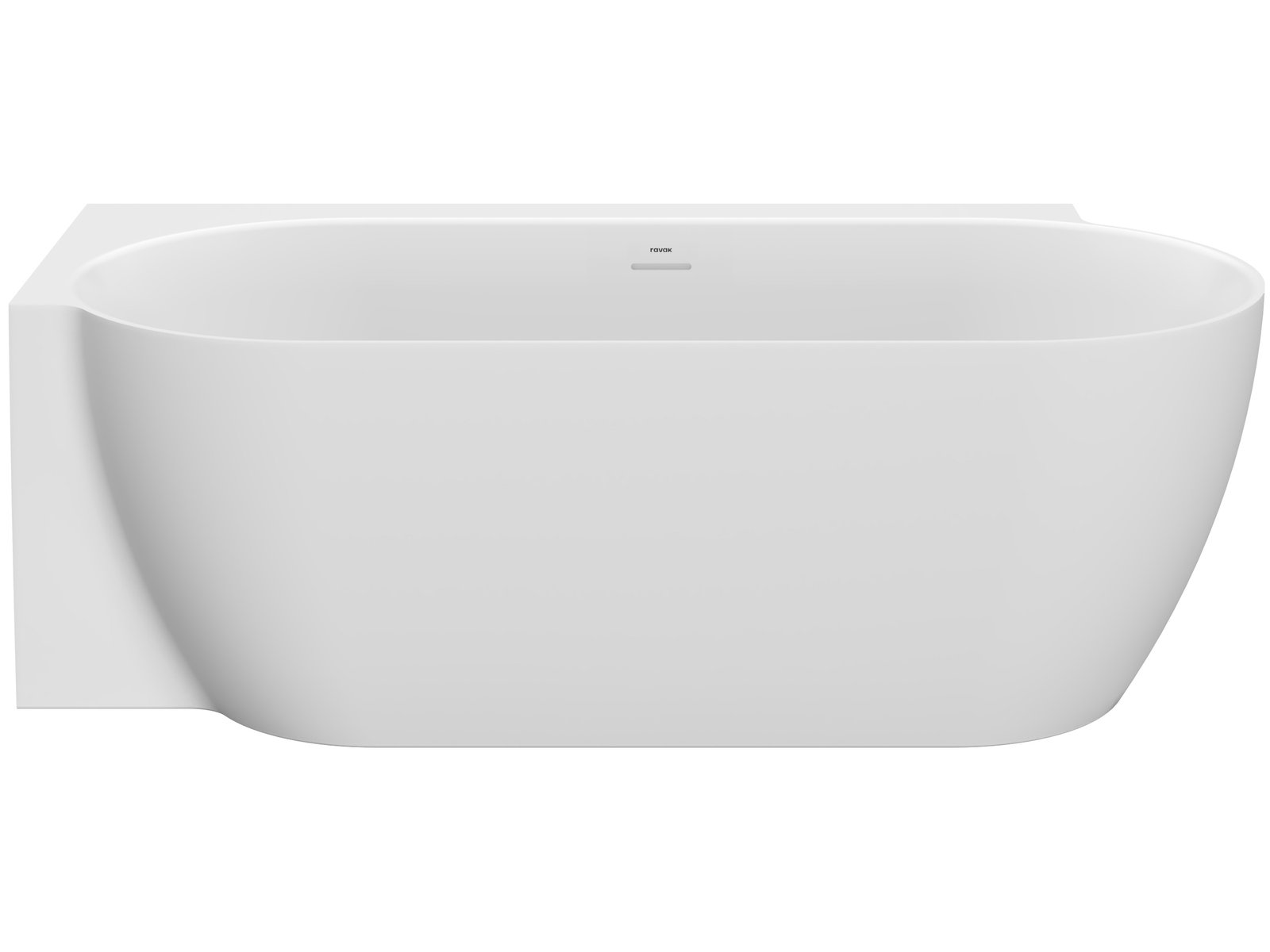 Ravak Freedom Corner II Tec Eckbadewanne 175x86 cm oval zweifarbig CC91800000