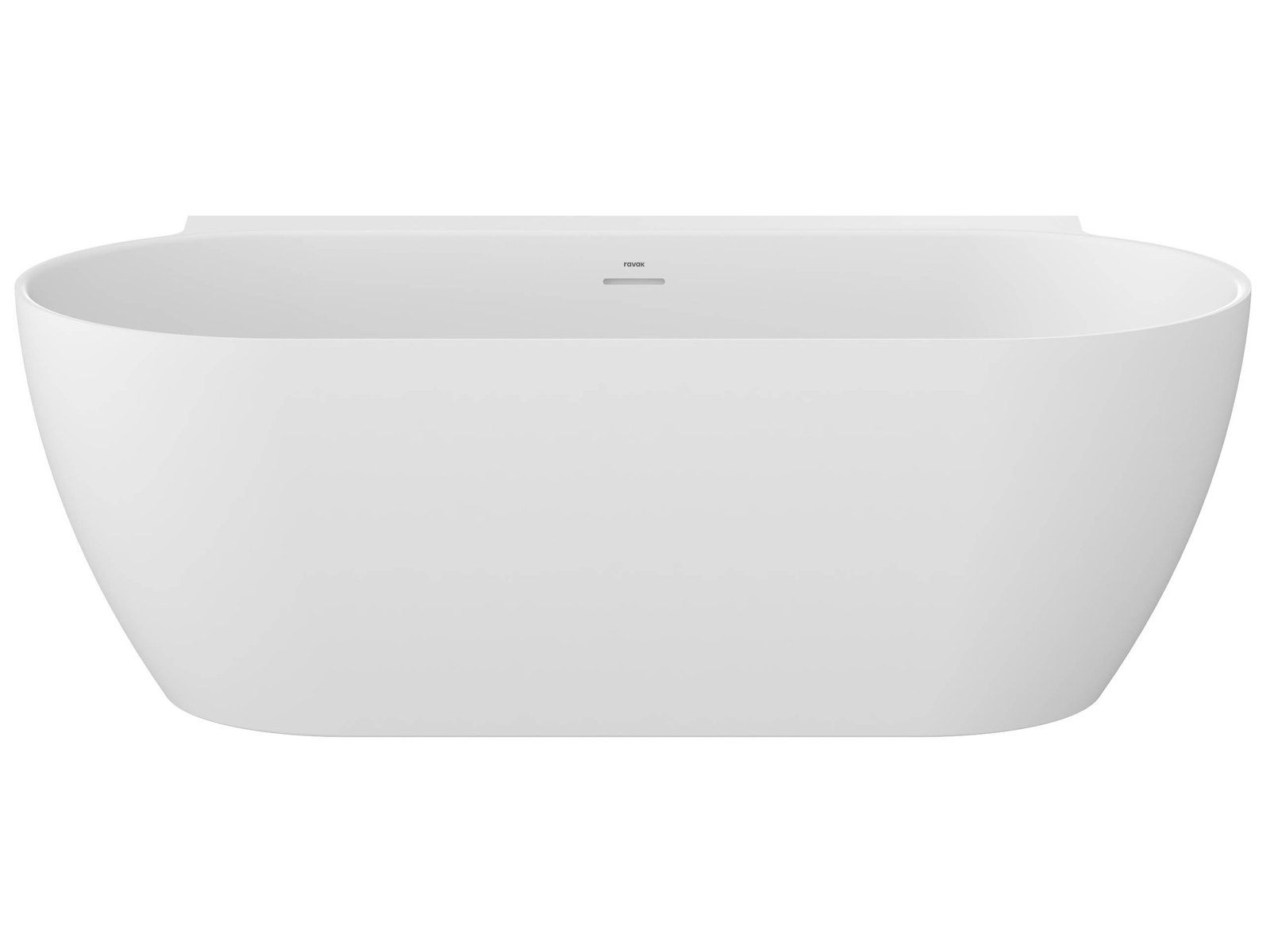 Ravak Freedom W II Tec Wandmontierte Badewanne 170x87 cm oval weiß CC71800000