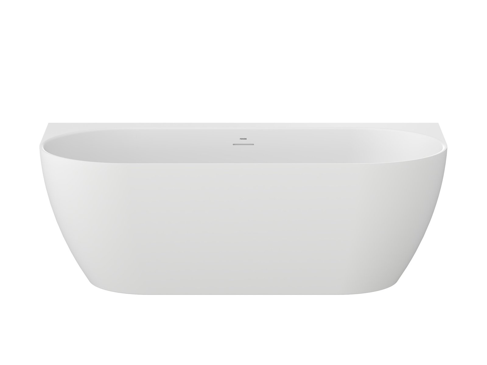 Ravak Freedom W Tec Freistehende Badewanne 170x87 cm oval weiß CE31800000