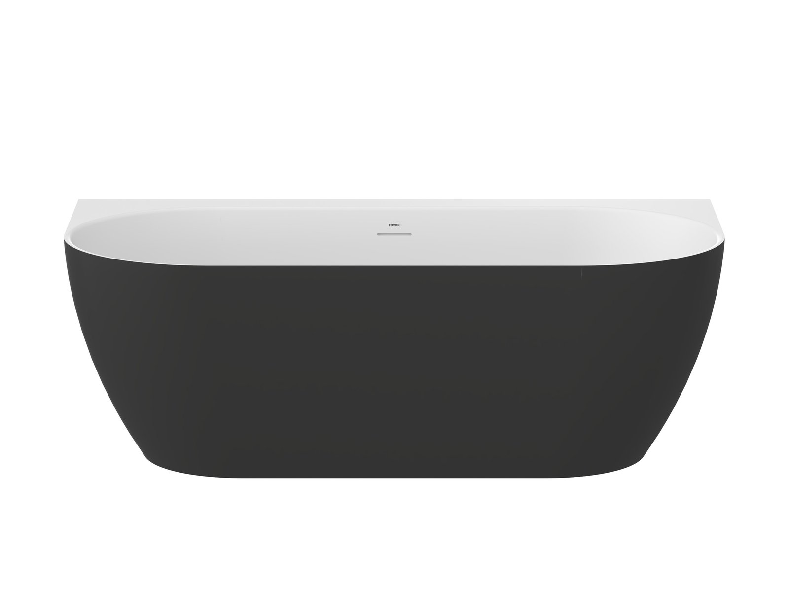 Ravak Freedom W Tec Freistehende Badewanne 170x87 cm oval zweifarbig CE31700000