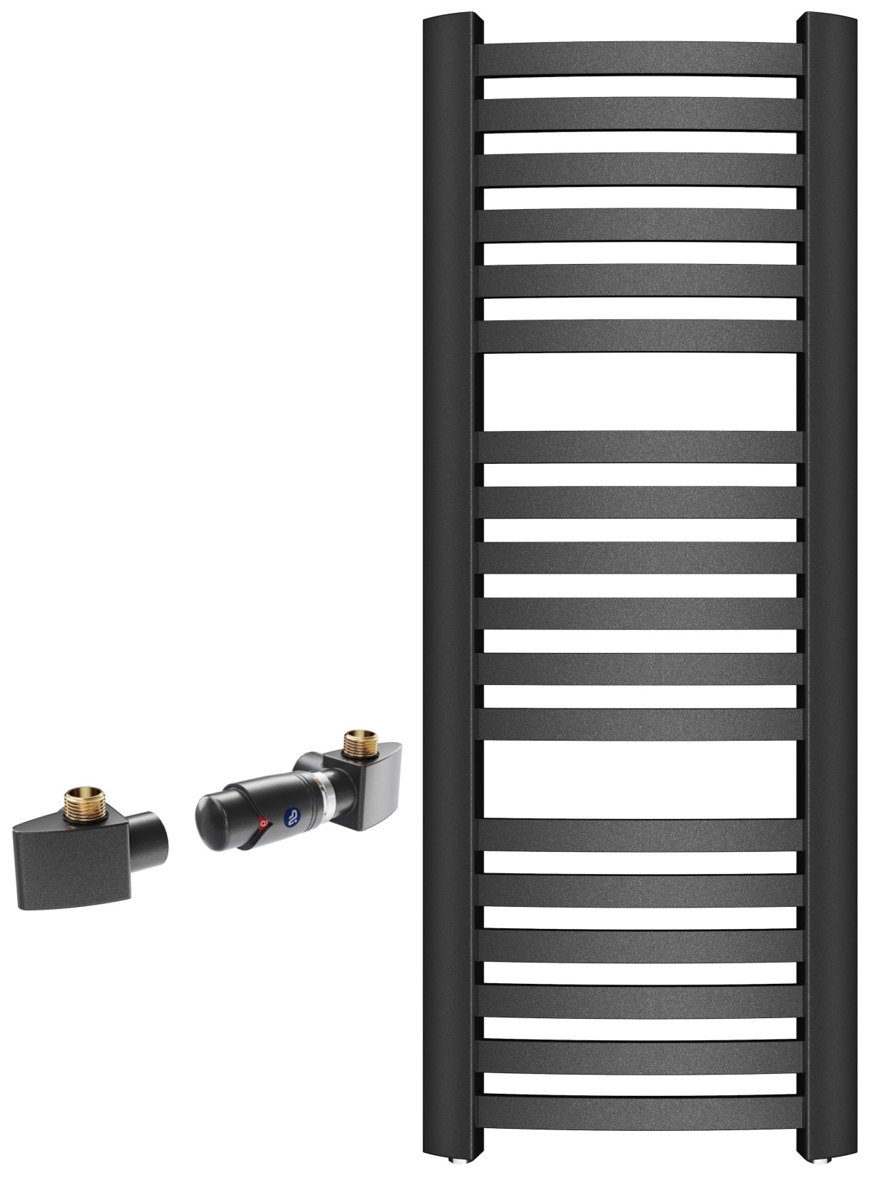 Set Thermostatset Instal Projekt Z17 606400001C12, Badezimmerheizkörper Instal Projekt Retto RET-40/110C12