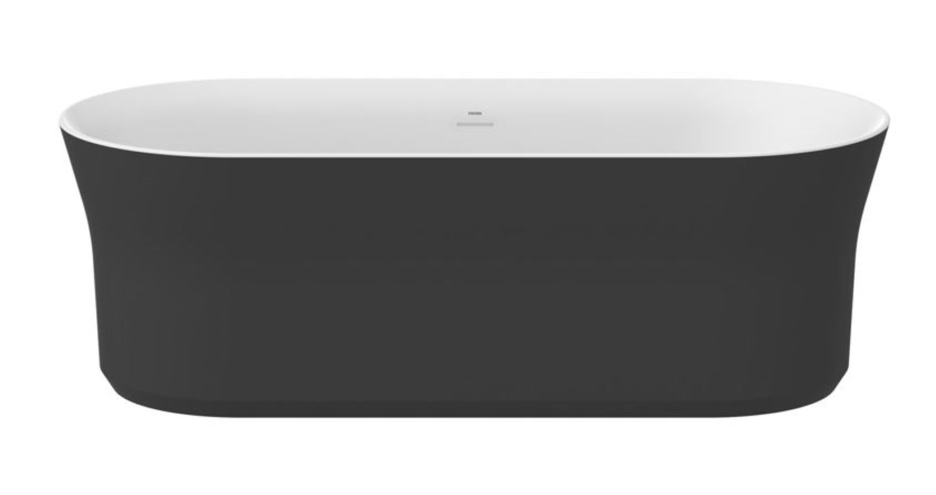 Ravak Ypsilon Freistehende Badewanne 180x80 cm oval zweifarbig XC00100058