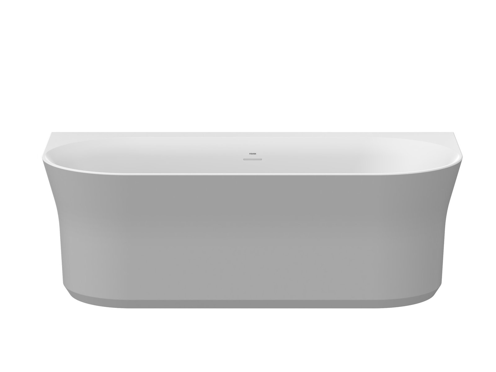 Ravak Ypsilon Wall Wandmontierte Badewanne 178x86 cm zweifarbig XC00100077