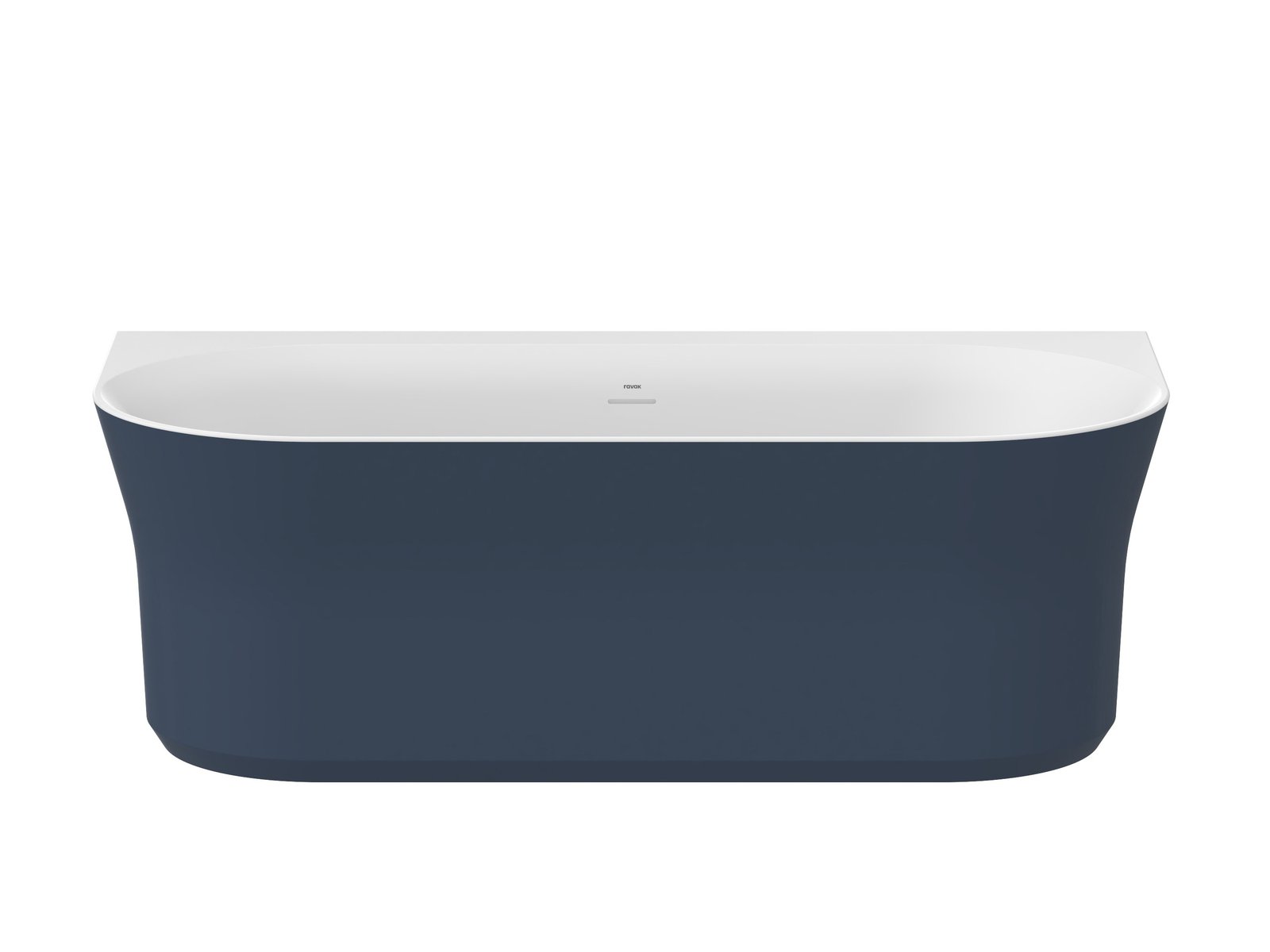 Ravak Ypsilon Wall Wandmontierte Badewanne 178x86 cm zweifarbig XC00100070