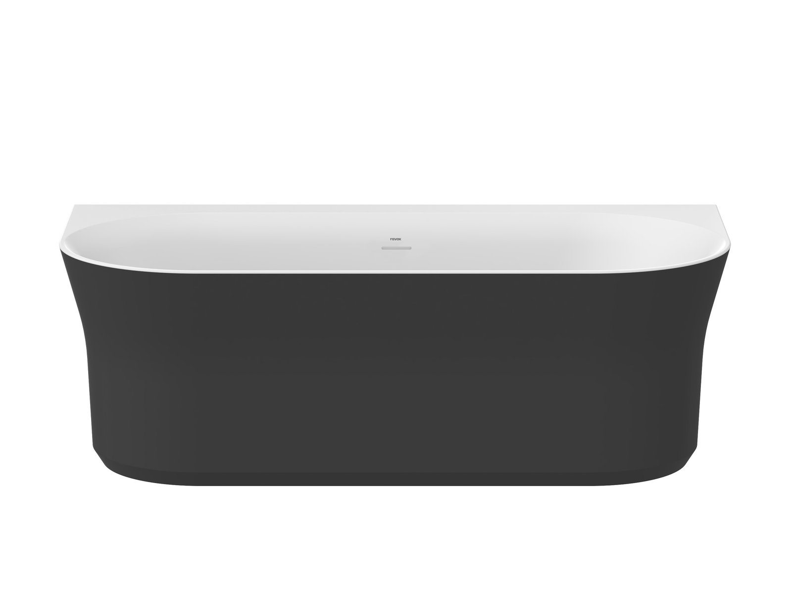 Ravak Ypsilon Wall Wandmontierte Badewanne 178x86 cm zweifarbig XC00100057