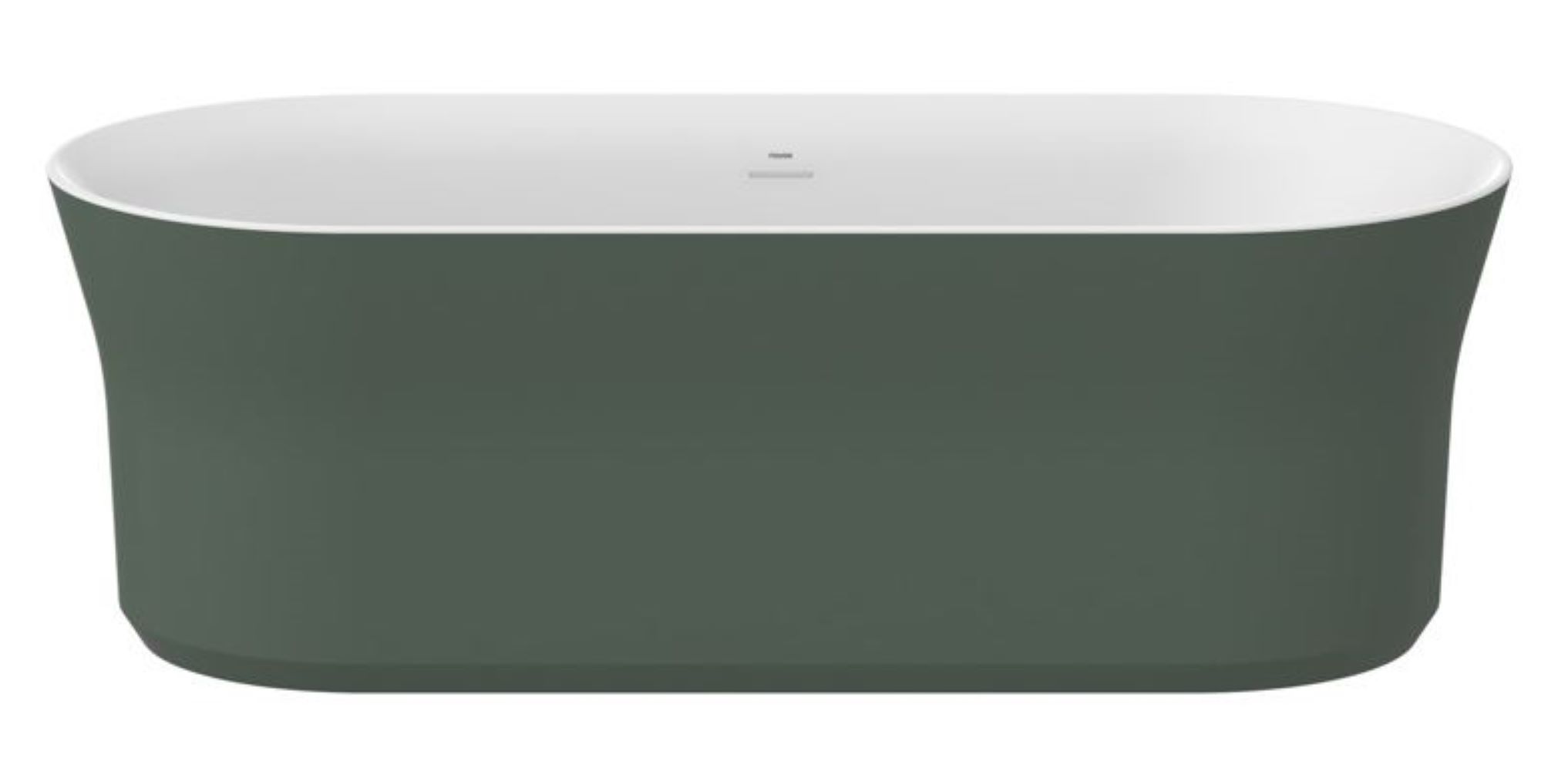 Ravak Ypsilon Freistehende Badewanne 180x80 cm oval zweifarbig XC00100052