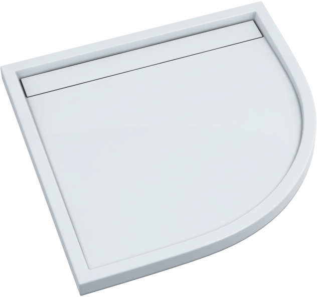 Schedline Estra Halbrunde Duschwanne 90x90 cm weiß 3SP.E3O-9090