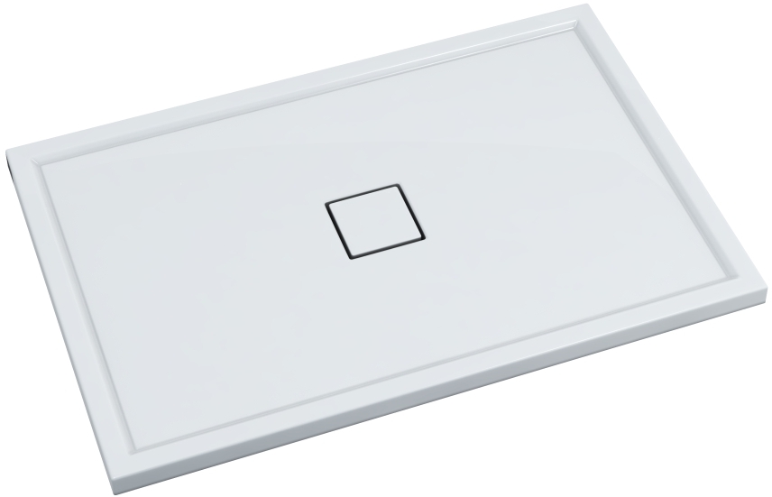 Schedline Erida Rechteckige Duschwanne 100x80 cm weiß 3SP.E4P-80100