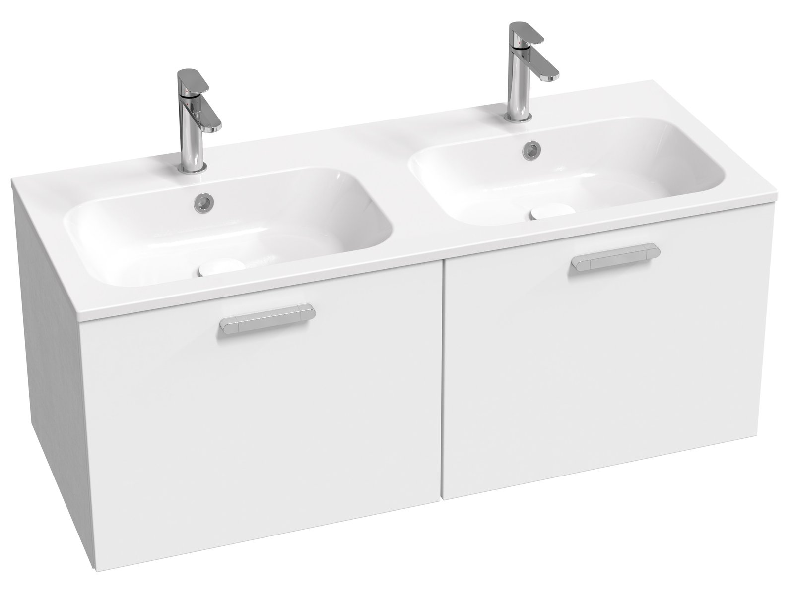 Ravak Chrome Kabinett 120x49x47 cm Unterschrank hängend weiß X000001775