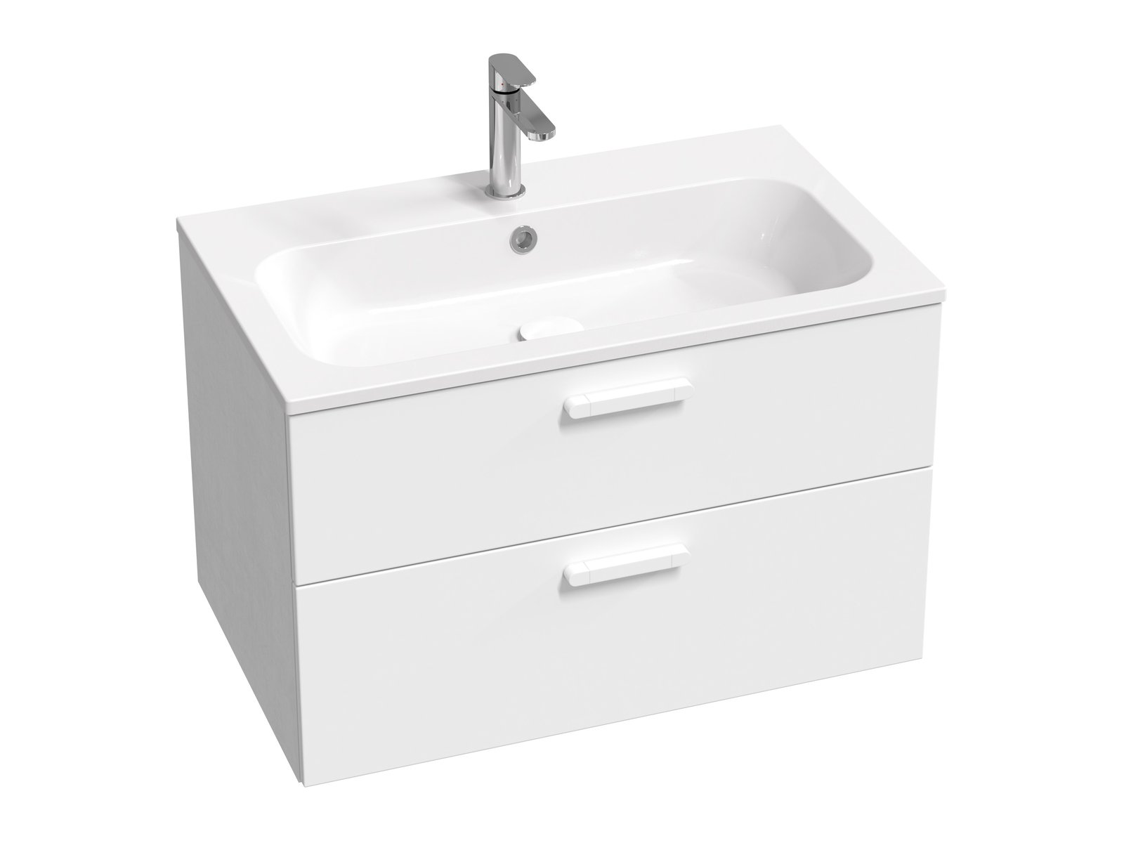 Ravak Chrome Kabinett 80x49x50 cm Unterschrank hängend weiß X000001778