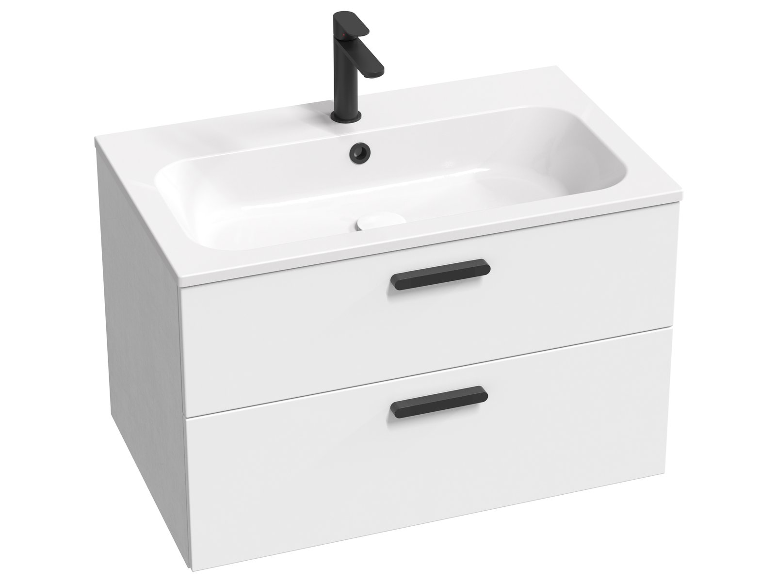 Ravak Chrome Kabinett 70x49x50 cm Unterschrank hängend weiß X000001746