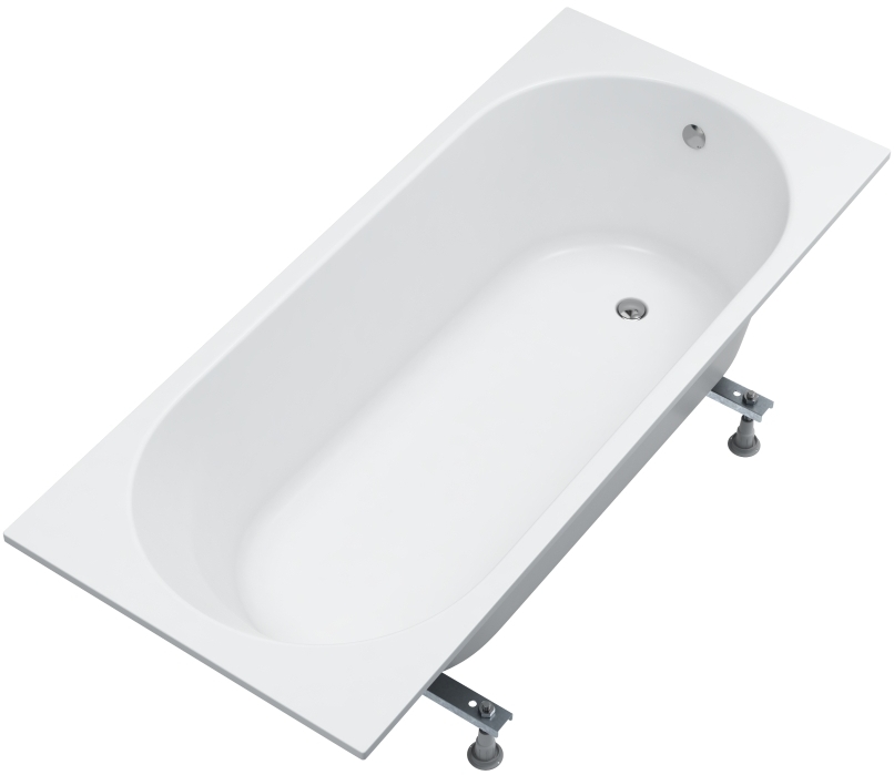 Schedline Artemis Rechteckige Badewanne 150x70 cm weiß 3WSP.A1P-15070