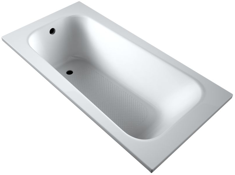 Schedline Atum Rechteckige Badewanne 150x70 cm weiß 3WST.A1P-15070