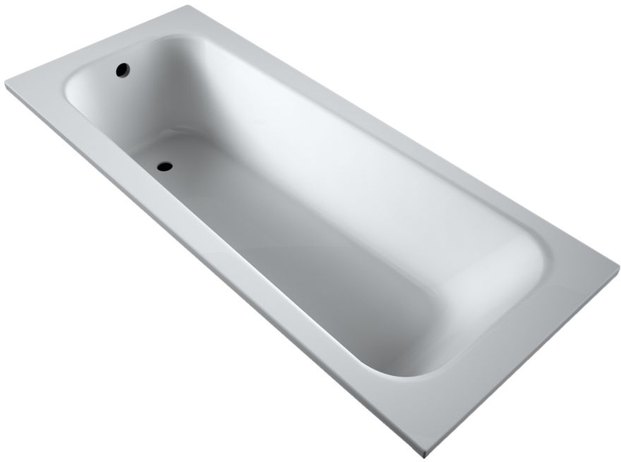 Schedline Bafia Rechteckige Badewanne 170x70 cm weiß 3WST.B1P-17070
