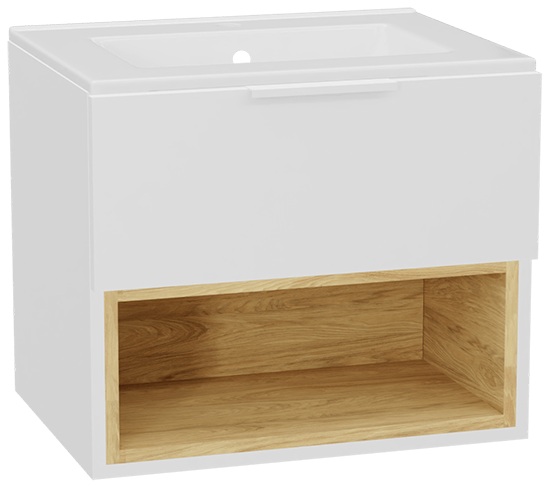 Set Schrankkorpus Excellent Tuto 2.0 MLEX.2171.600.WHBL, Waschbecken Excellent As CEEX.3617.600.WH, MLEX.2151.600.02.WH