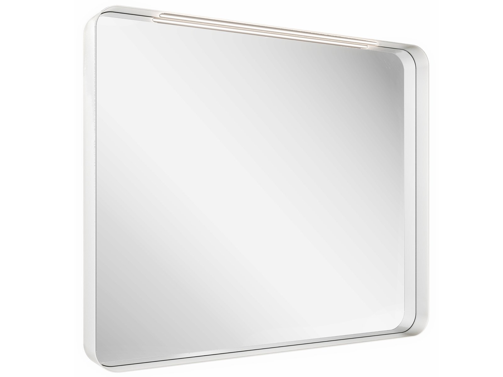 Ravak Strip Spiegel 90.6x70.6 cm rechteckig mit Beleuchtung weiß X000001568