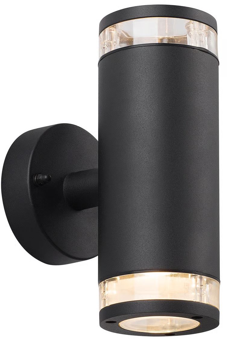 Nordlux Birk Außenwandleuchte 2x28 W schwarz 45501003