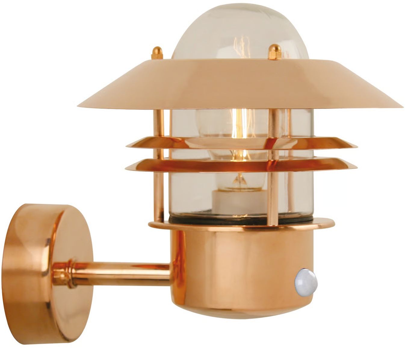 Nordlux Blok Außenwandleuchte 1x60 W kupfer 25031030