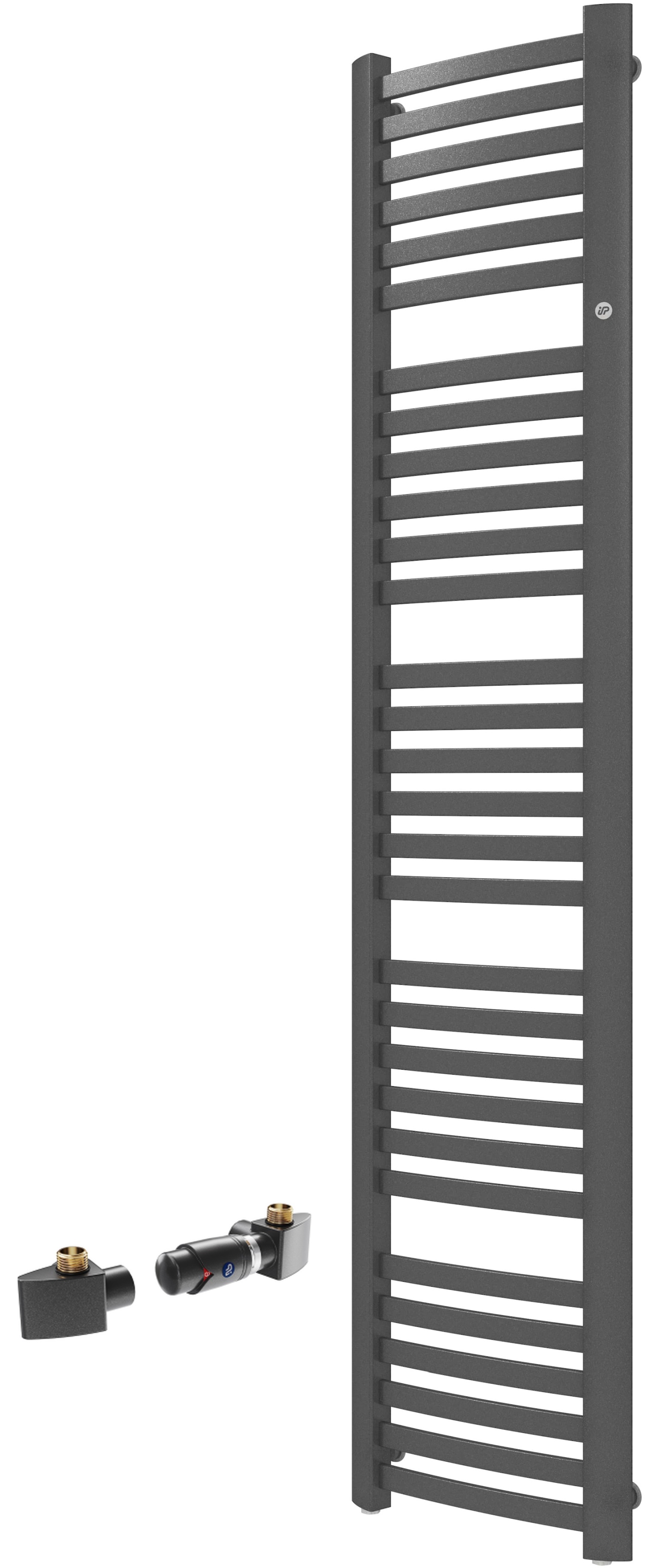 Set Badezimmerheizkörper Instal Projekt Retto RET-40/180C12, Thermostatset Instal Projekt Z17 606400001C12