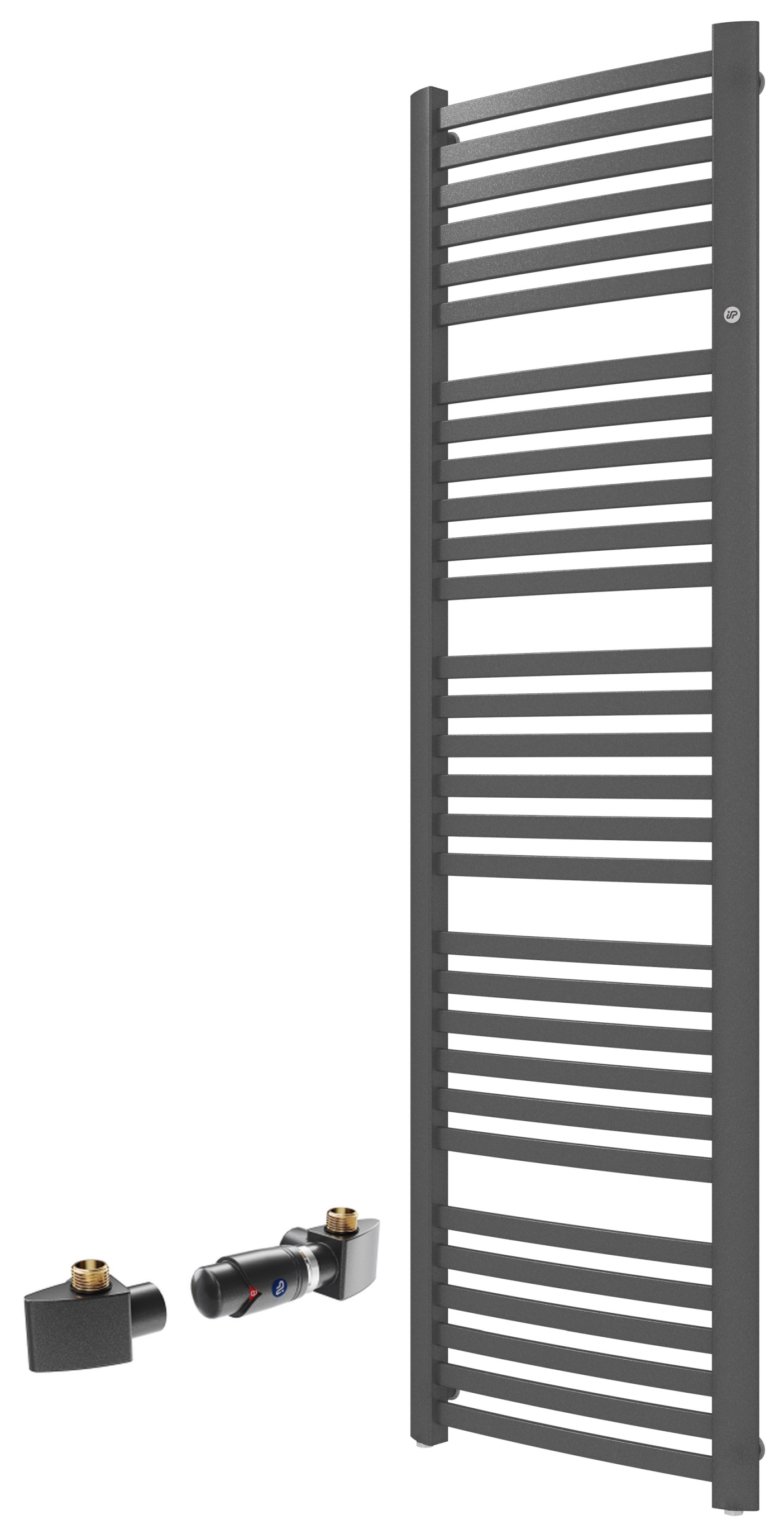 Set Badezimmerheizkörper Instal Projekt Retto RET-50/180C12, Thermostatset Instal Projekt Z17 606400001C12