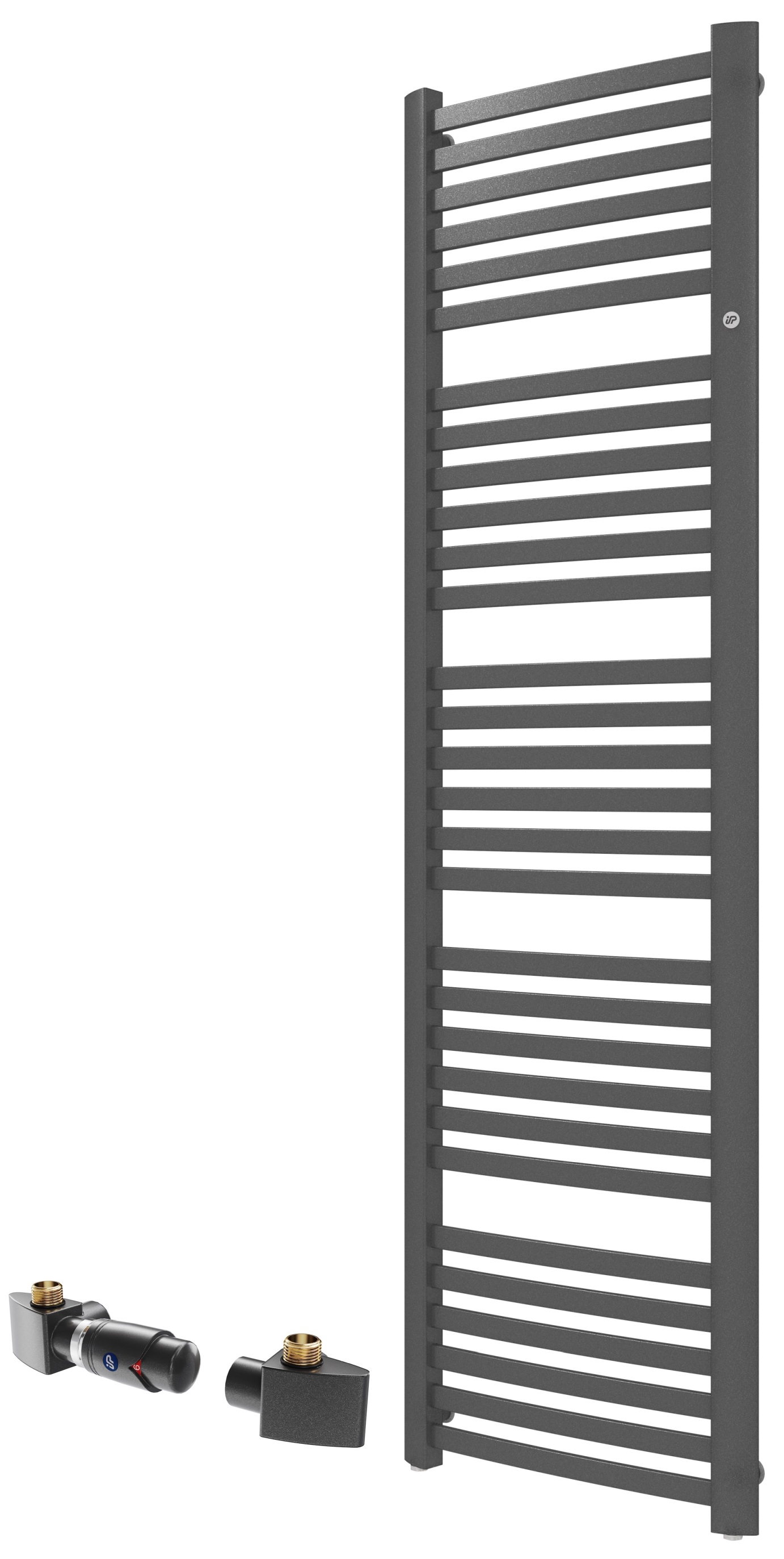 Set Badezimmerheizkörper Instal Projekt Retto RET-50/180C12, Thermostatset Instal Projekt Z17 606400002C12