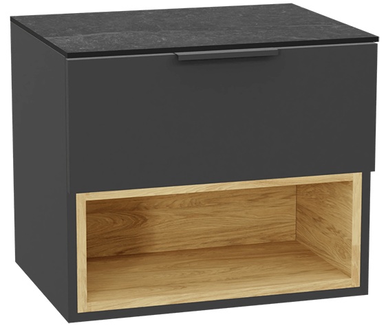 Set Schrankkorpus Excellent Tuto 2.0 MLEX.2171.600.GRBL, Naphtha-Arbeitsplatte Excellent Tuto 2.0 MLEX.2116.600.MA, MLEX.2151.600.02.GR