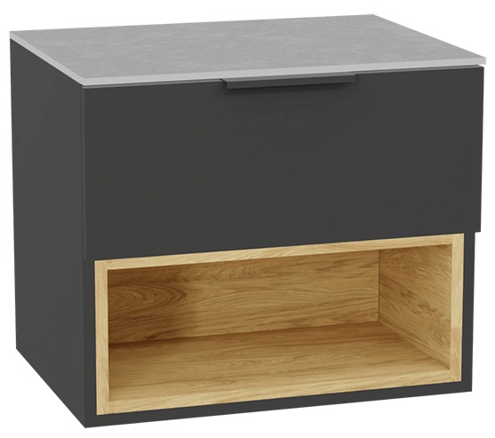 Set Schrankkorpus Excellent Tuto 2.0 MLEX.2171.600.GRBL, Naphtha-Arbeitsplatte Excellent Tuto 2.0 MLEX.2116.600.SJ, MLEX.2151.600.02.GR