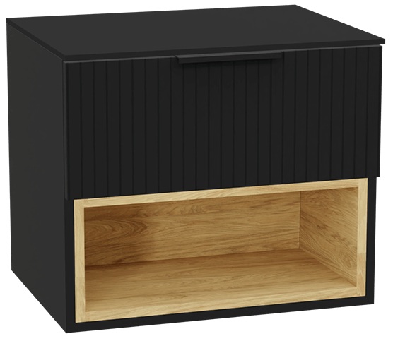 Set Schrankkorpus Excellent Tuto 2.0 MLEX.2171.600.BKBL, Naphtha-Arbeitsplatte Excellent Tuto 2.0 MLEX.2111.600.BK, MLEX.2151.600.03.BK