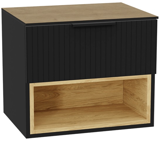 Set Schrankkorpus Excellent Tuto 2.0 MLEX.2171.600.BKBL, Naphtha-Arbeitsplatte Excellent Tuto 2.0 MLEX.2116.600.BL, MLEX.2151.600.03.BK