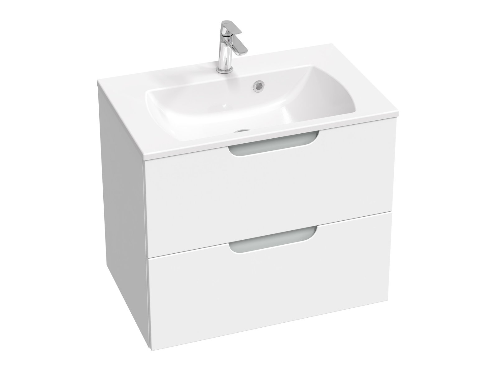 Ravak Classic II Kabinett 70x45x58.5 cm Unterschrank hängend weiß-grau X000001479