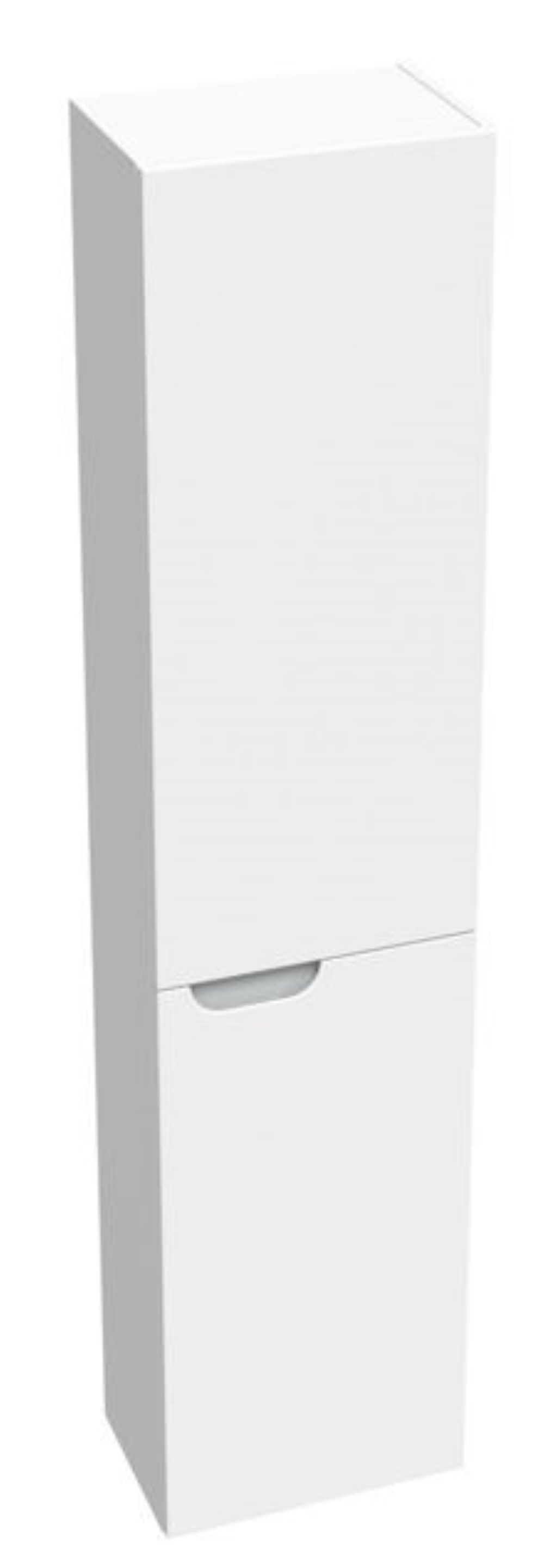 Ravak Classic II Kabinett 40x26x160 cm Seitenschrank hängend weiß-grau X000001475