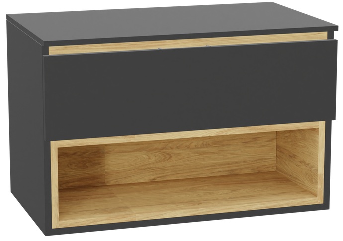 Set Schrankkorpus Excellent Tuto 2.0 MLEX.2171.800.GRBL, Naphtha-Arbeitsplatte Excellent Tuto 2.0 MLEX.2111.800.GR, MLEX.2151.800.01.GR