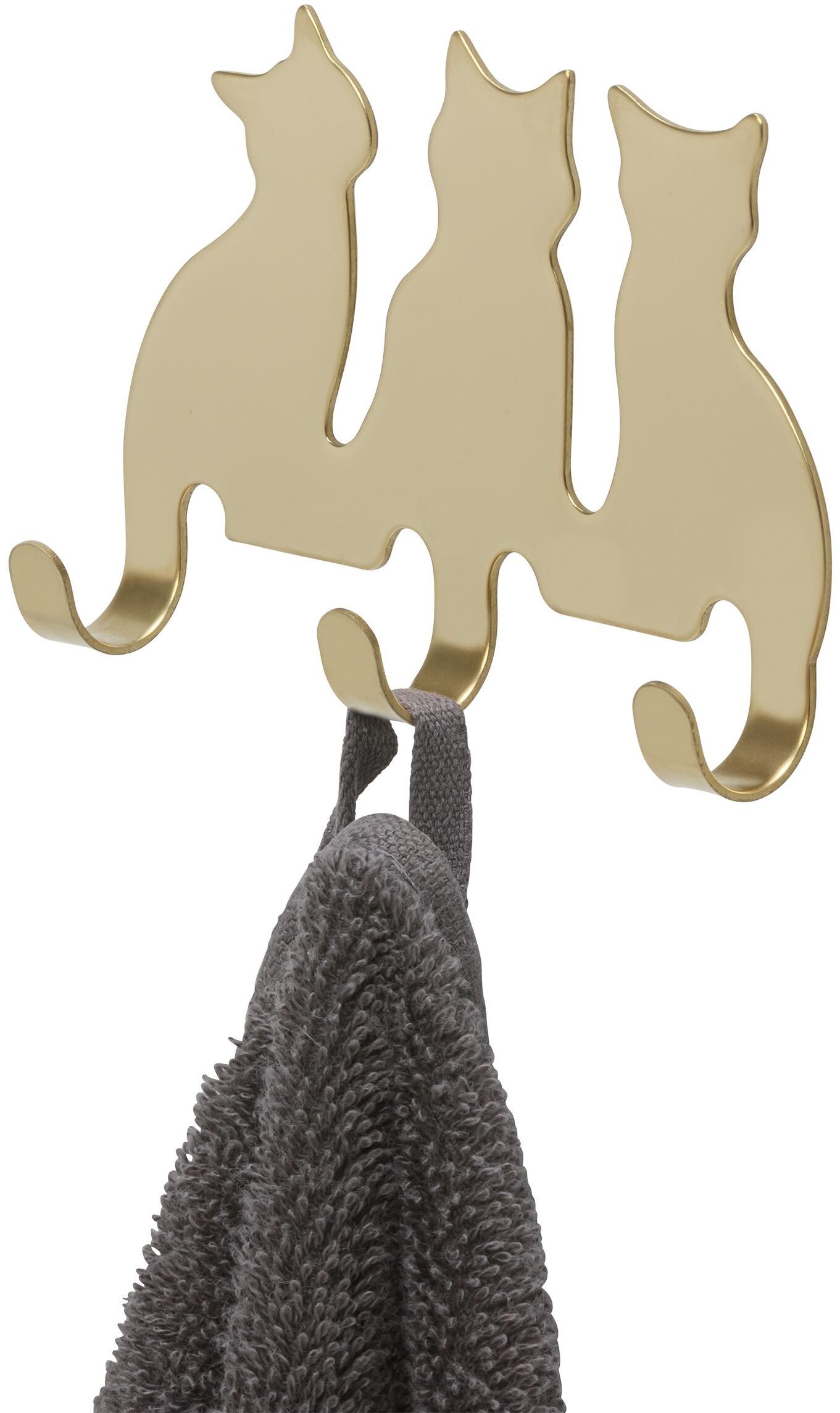 Tiger Cats Handtuchhalter gold 800713