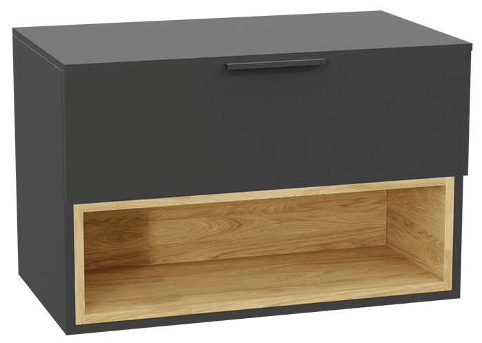 Set Schrankkorpus Excellent Tuto 2.0 MLEX.2171.800.GRBL, Naphtha-Arbeitsplatte Excellent Tuto 2.0 MLEX.2111.800.GR, MLEX.2151.800.02.GR