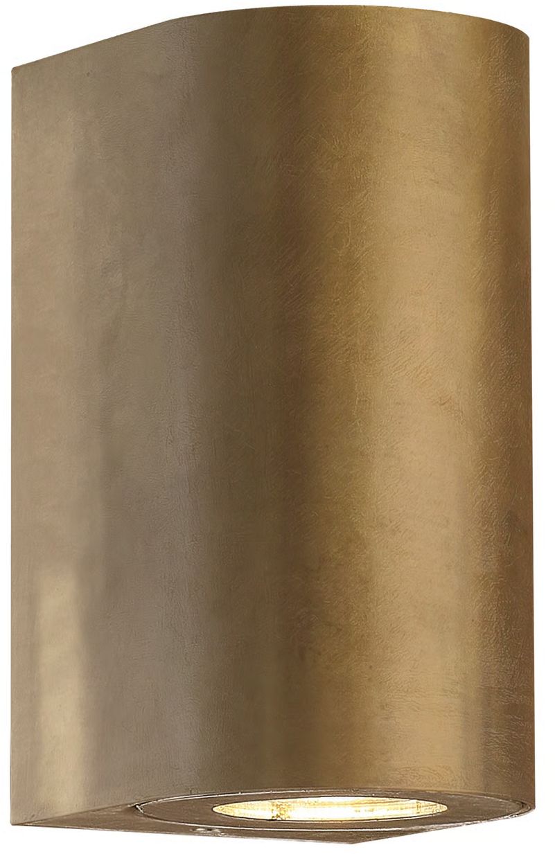 Nordlux Canto Maxi Außenwandleuchte 2x28 W messing 49721035