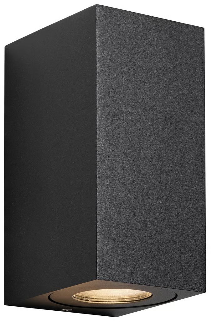 Nordlux Canto Maxi Kubi Außenwandleuchte 2x28 W schwarz 49731203