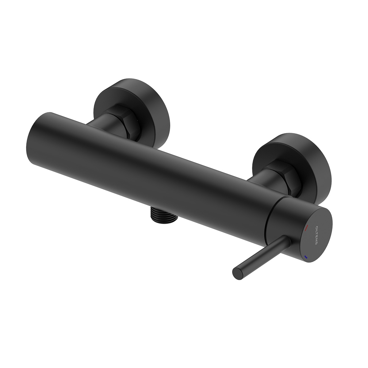 Oltens Molle Duschbatterie Wandmontage schwarze Matte 33010300