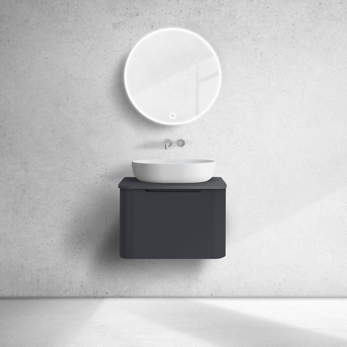 Set Kabinett Oltens Hamnes 60022300, Naphtha-Arbeitsplatte Oltens Hamnes 63012300