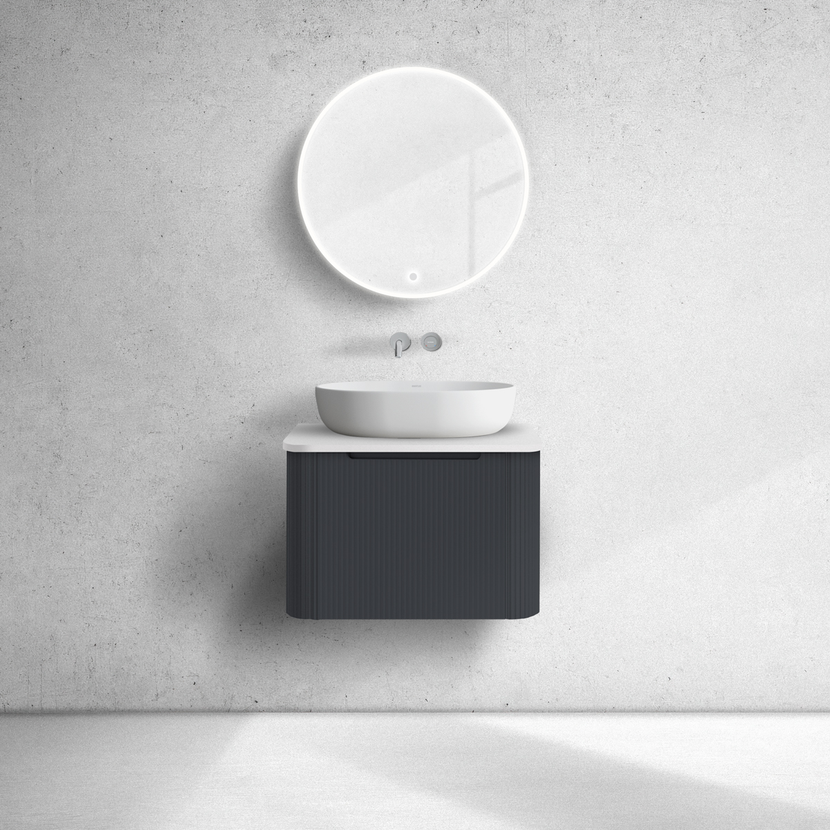 Set Kabinett Oltens Hamnes 60022300, Naphtha-Arbeitsplatte Oltens Hamnes 63012000