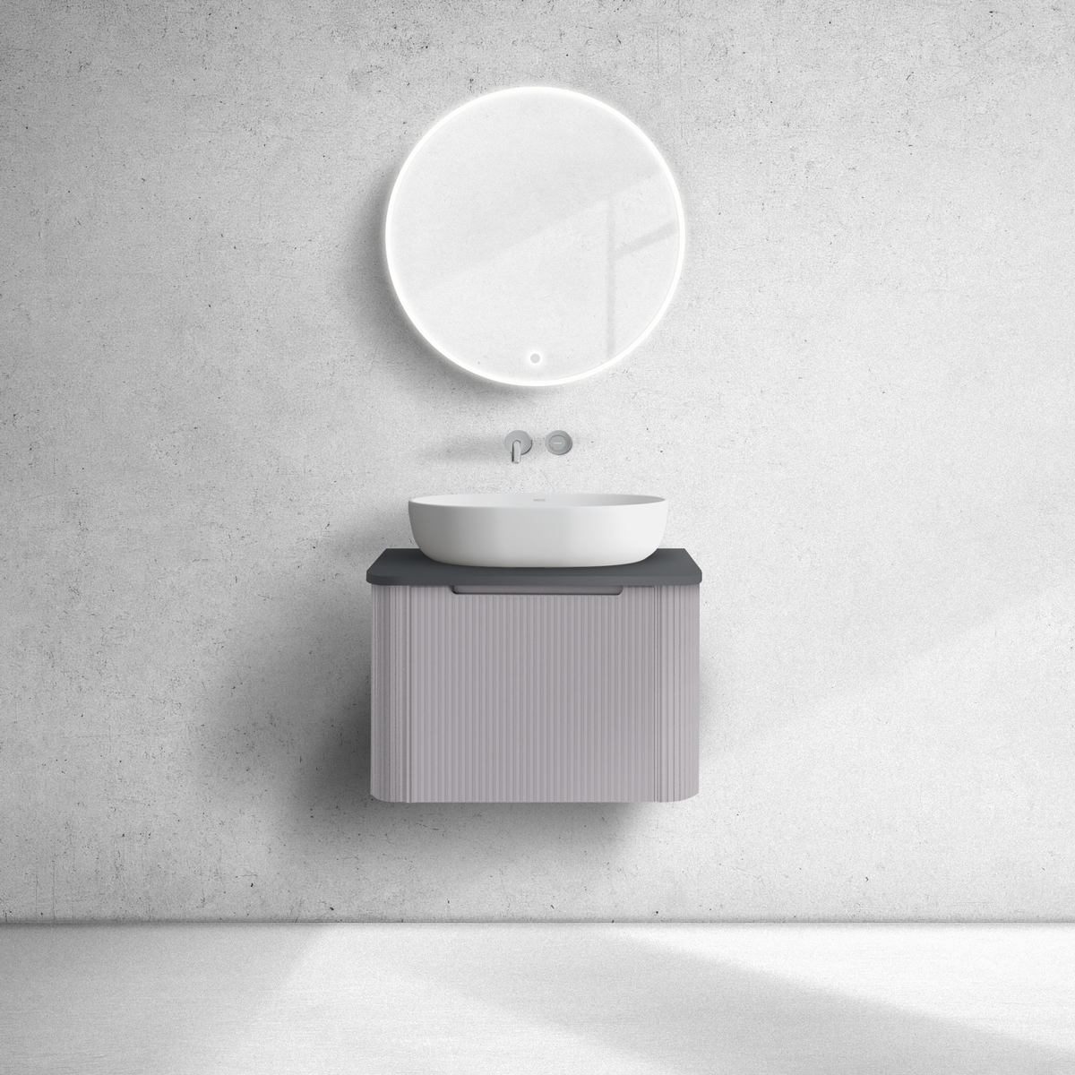 Set Kabinett Oltens Hamnes 60022900, Naphtha-Arbeitsplatte Oltens Hamnes 63012300