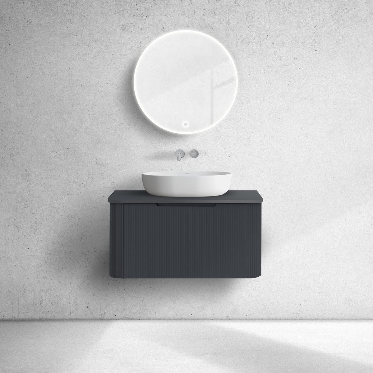 Set Kabinett Oltens Hamnes 60023300, Naphtha-Arbeitsplatte Oltens Hamnes 63013300