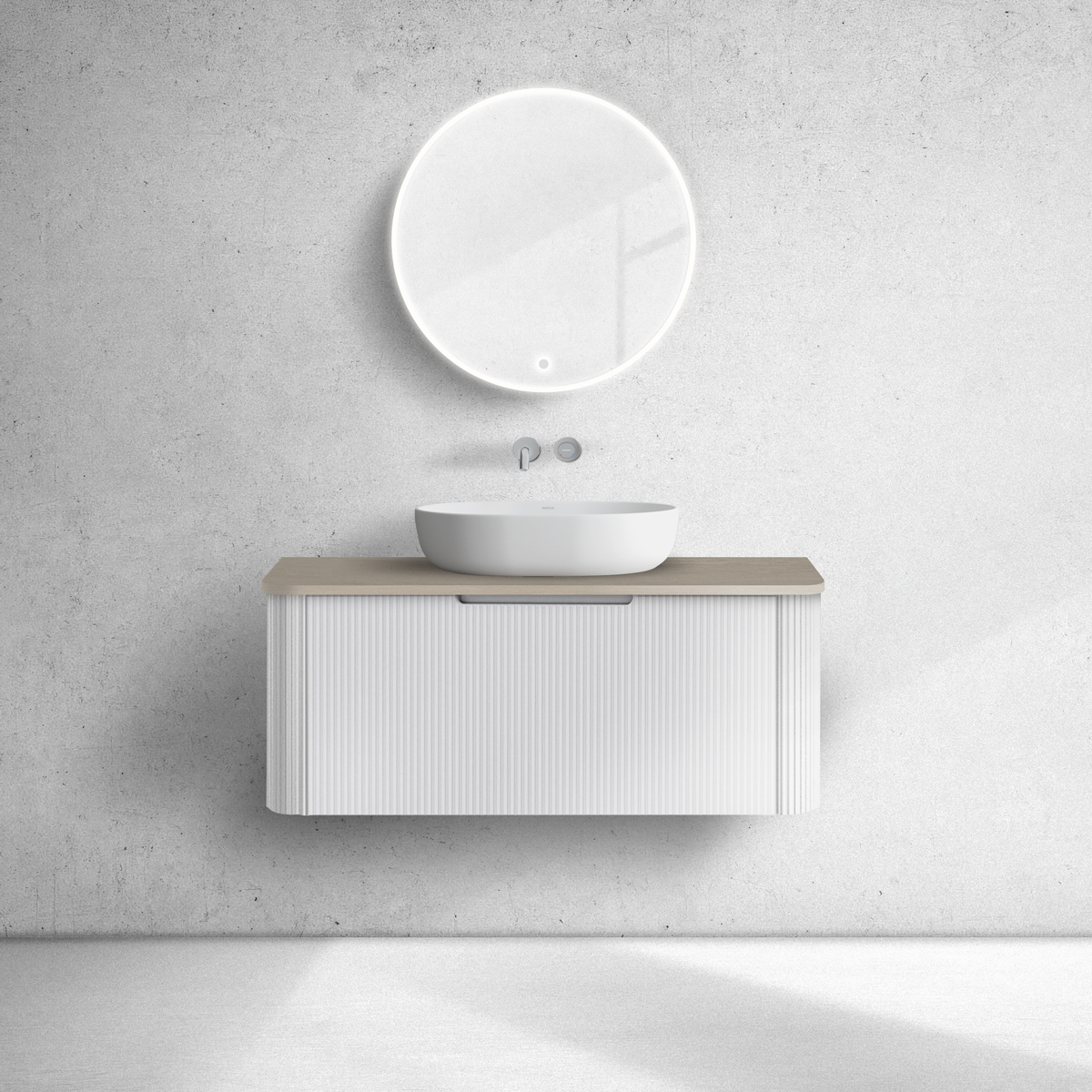 Set Kabinett Oltens Hamnes 60024000, Naphtha-Arbeitsplatte Oltens Hamnes 63014060