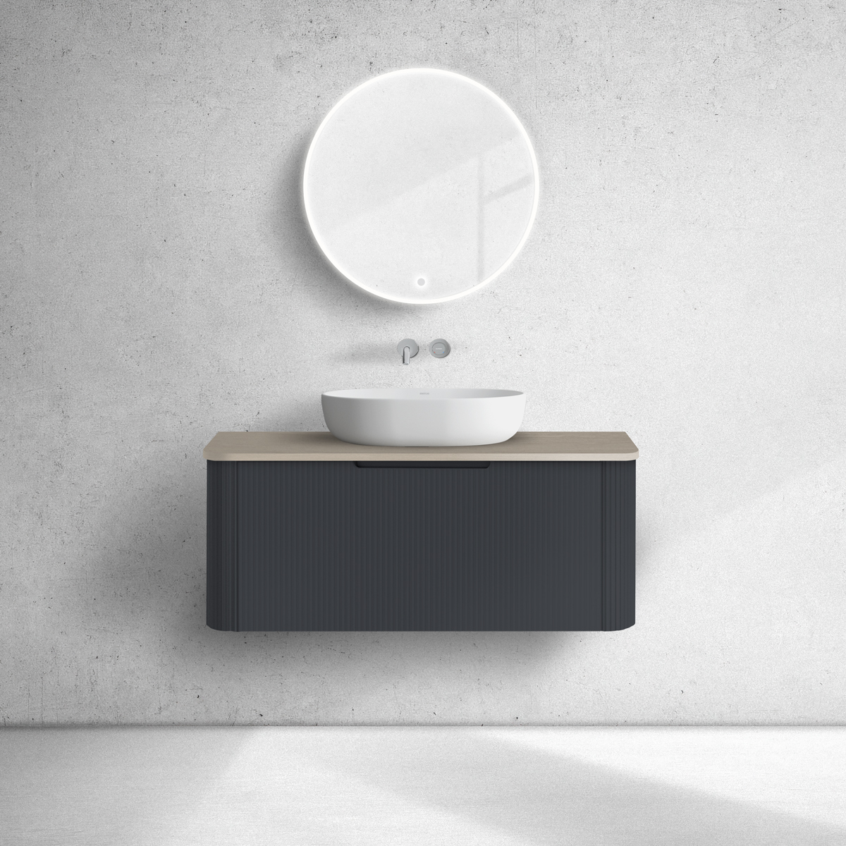 Set Kabinett Oltens Hamnes 60024300, Naphtha-Arbeitsplatte Oltens Hamnes 63014060