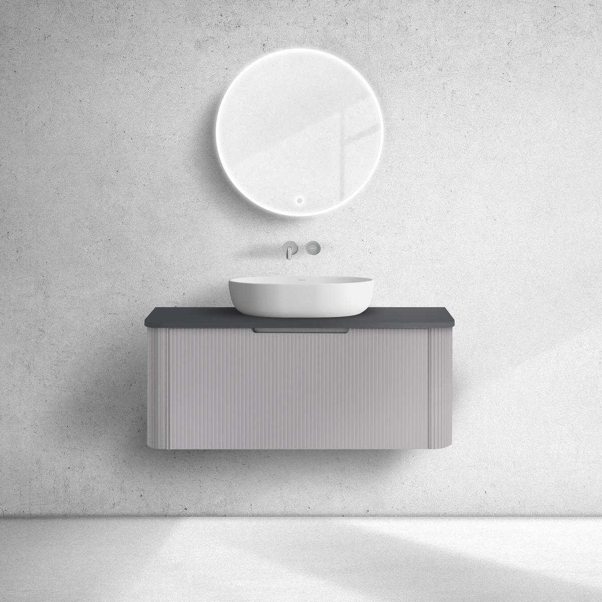 Set Kabinett Oltens Hamnes 60024900, Naphtha-Arbeitsplatte Oltens Hamnes 63014300