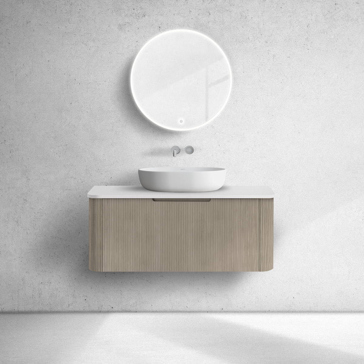 Set Kabinett Oltens Hamnes 60024060, Naphtha-Arbeitsplatte Oltens Hamnes 63014000