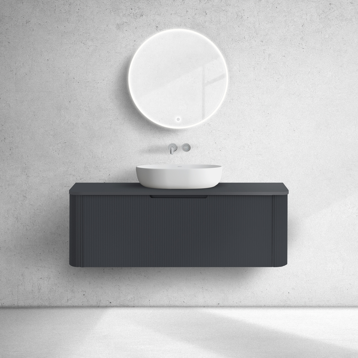 Set Kabinett Oltens Hamnes 60025300, Naphtha-Arbeitsplatte Oltens Hamnes 63015300